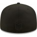 Бейсболка Tampa Bay Buccaneers New Era Team Black on Black Alternate Historic Logo 59FIFTY