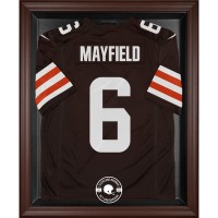 Cleveland Browns Fanatics Authentic Brown Framed 75th Anniversary Season Logo Jersey Display Case