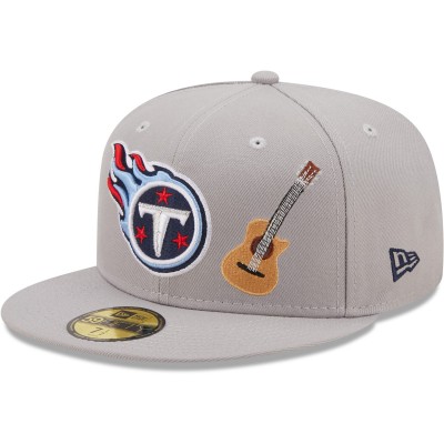 Бейсболка Tennessee Titans New Era City Describe 59FIFTY - Gray