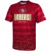 Футболка San Francisco 49ers New Era Combine Authentic Sweep - Scarlet