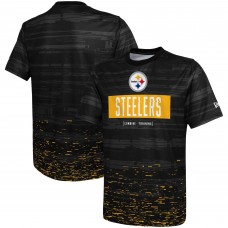Футболка Pittsburgh Steelers New Era Combine Authentic Sweep - Black