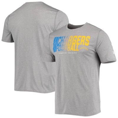 Футболка Los Angeles Chargers New Era Combine Authentic Game On - Heathered Gray