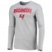 Футболка с длинным рукавом Tampa Bay Buccaneers New Era Combine Authentic Stated - Heathered Gray