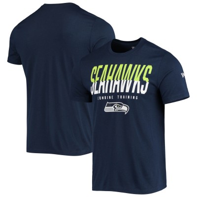 Футболка Seattle Seahawks New Era Combine Authentic Big Stage - College Navy