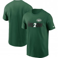 Футболка Zach Wilson New York Jets Nike - Green