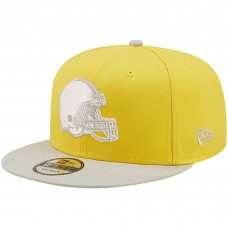 Бейсболка Cleveland Browns New Era Two-Tone Color Pack 9FIFTY - Yellow/Gray