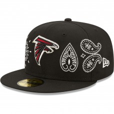 Бейсболка Atlanta Falcons New Era Bandana 59FIFTY - Black