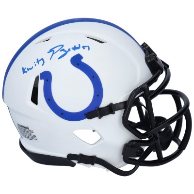 Autographed Indianapolis Colts Kwity Paye Fanatics Authentic Riddell Lunar Eclipse Alternate Speed Mini Helmet