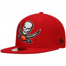 Бейсболка Tampa Bay Buccaneers New Era Elemental 59FIFTY - Red