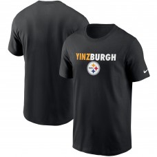 Футболка Pittsburgh Steelers Nike Hometown Collection YBurgh - Black