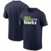 Футболка Seattle Seahawks Nike Hometown Collection Team - College Navy Футболка Seattle Seahawks Nike Hometown Collection Team - College Navy