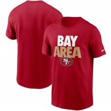 Футболка San Francisco 49ers Nike Hometown Collection Bay Area - Scarlet