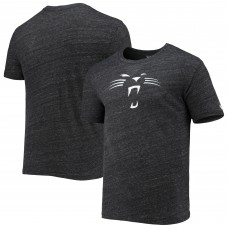 Футболка Carolina Panthers New Era Black Alternative Logo Tri-Blend