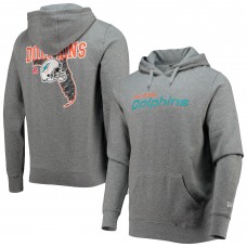 Толстовка Miami Dolphins New Era Local Pack - Charcoal