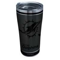 Бокал Miami Dolphins Tervis 20oz. Blackout Stainless Steel