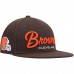 Бейсболка Cleveland Browns Pro Standard Script Wordmark Snapback - Brown
