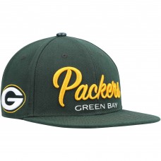 Бейсболка Green Bay Packers Pro Standard Script Wordmark Snapback - Green
