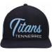 Бейсболка Tennessee Titans Pro Standard Script Wordmark Snapback - Navy