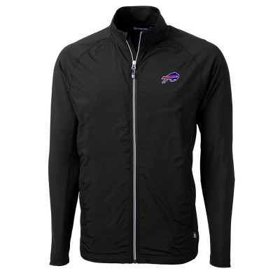 Куртка Buffalo Bills Cutter & Buck Black Adapt Eco Knit Full-Zip