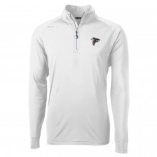Кофта на короткой молнии Atlanta Falcons Cutter & Buck Adapt Eco Knit- White