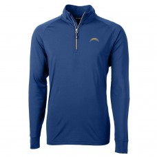 Кофта на короткой молнии Los Angeles Chargers Cutter & Buck Adapt Eco Knit- Royal