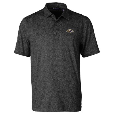Поло Baltimore Ravens Cutter & Buck Pike Constellation Print Stretch - Black