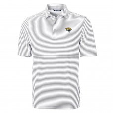 Поло Jacksonville Jaguars Cutter & Buck Virtue Eco Pique Stripe Recycled - Gray