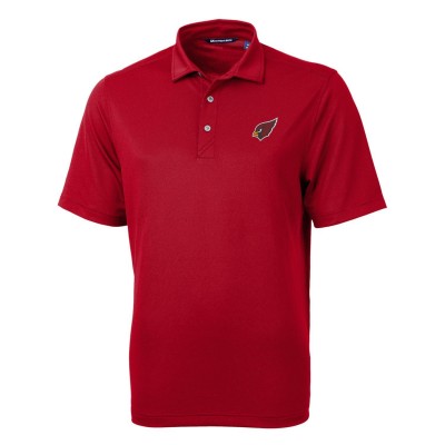 Поло Arizona Cardinals Cutter & Buck Team Virtue Eco Pique Recycled - Cardinal