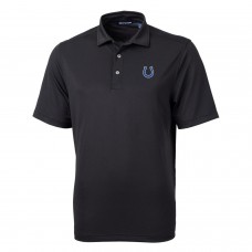 Indianapolis Colts Cutter & Buck Virtue Eco Pique Recycled Polo - Black