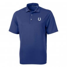 Indianapolis Colts Cutter & Buck Virtue Eco Pique Recycled Polo - Royal