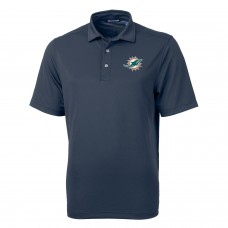 Поло Miami Dolphins Cutter & Buck Virtue Eco Pique Recycled - Navy