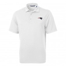 Поло New England Patriots Cutter & Buck Virtue Eco Pique Recycled - White