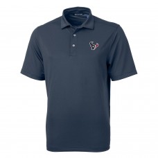 Houston Texans Cutter & Buck Virtue Eco Pique Recycled Polo - Navy