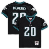 Дошкольникам Philadelphia Eagles Brian Dawkins Mitchell & Ness Black Retired Legacy Jersey
