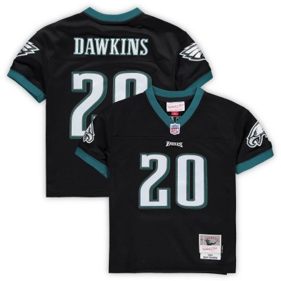 Дошкольникам Philadelphia Eagles Brian Dawkins Mitchell & Ness Black Retired Legacy Jersey