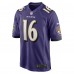 Игровая джерси Tylan Wallace Baltimore Ravens Nike Game - Purple