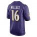 Игровая джерси Tylan Wallace Baltimore Ravens Nike Game - Purple