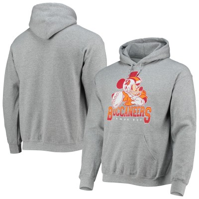 Толстовка Tampa Bay Buccaneers Junk Food Disney Mickey Quarterback - Heathered Gray