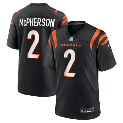 Джерси Cincinnati Bengals Evan McPherson Nike Black Game