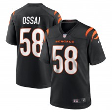 Игровая джерси Joseph Ossai Cincinnati Bengals Nike Game - Black