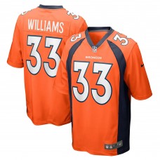 Javonte Williams Denver Broncos Nike Game Jersey - Orange