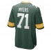 Игровая джерси Josh Myers Green Bay Packers Nike Game - Green