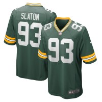 Игровая джерси T.J. Slaton Green Bay Packers Nike Game - Green
