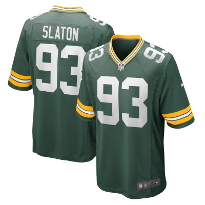 Игровая джерси T.J. Slaton Green Bay Packers Nike Game - Green