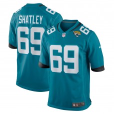 Игровая джерси  Tyler Shatley Jacksonville Jaguars Nike - Teal