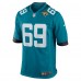 Игровая джерси  Tyler Shatley Jacksonville Jaguars Nike - Teal