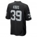 Игровая джерси Nate Hobbs Las Vegas Raiders Nike - Black