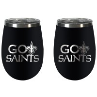 Два винных бокала New Orleans Saints Team Colors