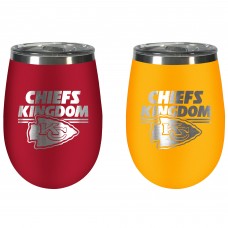Два винных бокала Kansas City Chiefs Team Colors