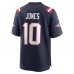 Игровая джерси Mac Jones New England Patriots Nike - Navy